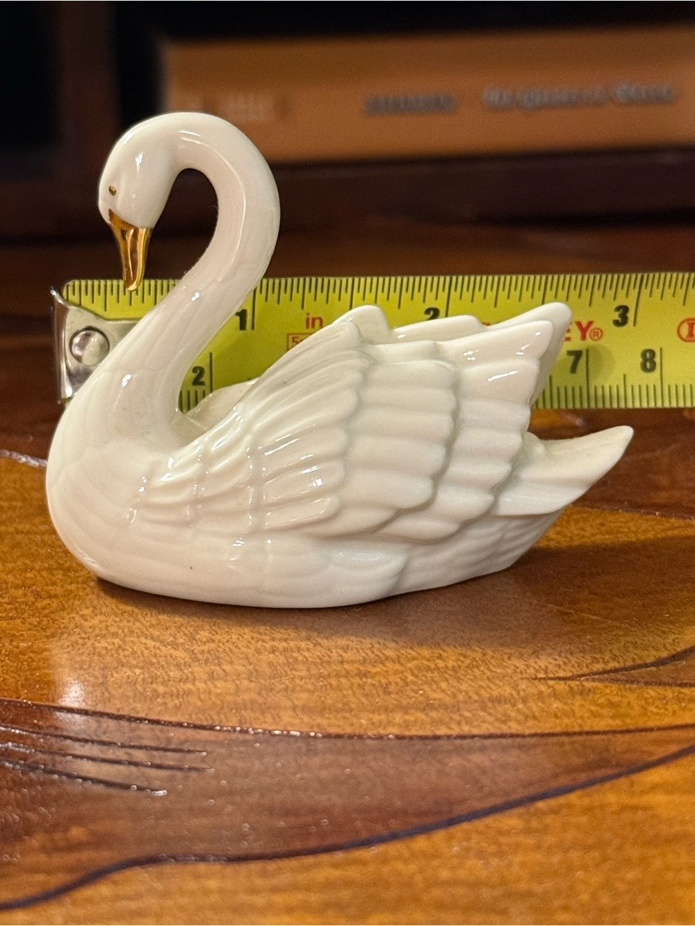 Vintage Lenox Porcelain Swan Figurine - Picture 3 of 4